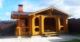 Строительство дома из бревна под ключ Рославль цены от 10346 руб.
