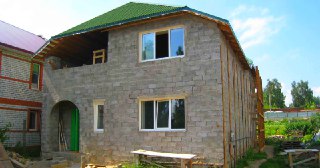Строительство дома из керамзитоблока под ключ Рославль цены от 11780 руб.
