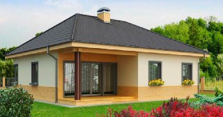 Строительство одноэтажных домов Рославль цена от 23559 руб. м2